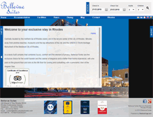 Tablet Screenshot of bellevuesuitesrhodes.com